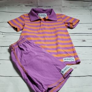 Rowdy guy 2 piece shirt/shorts 3/4